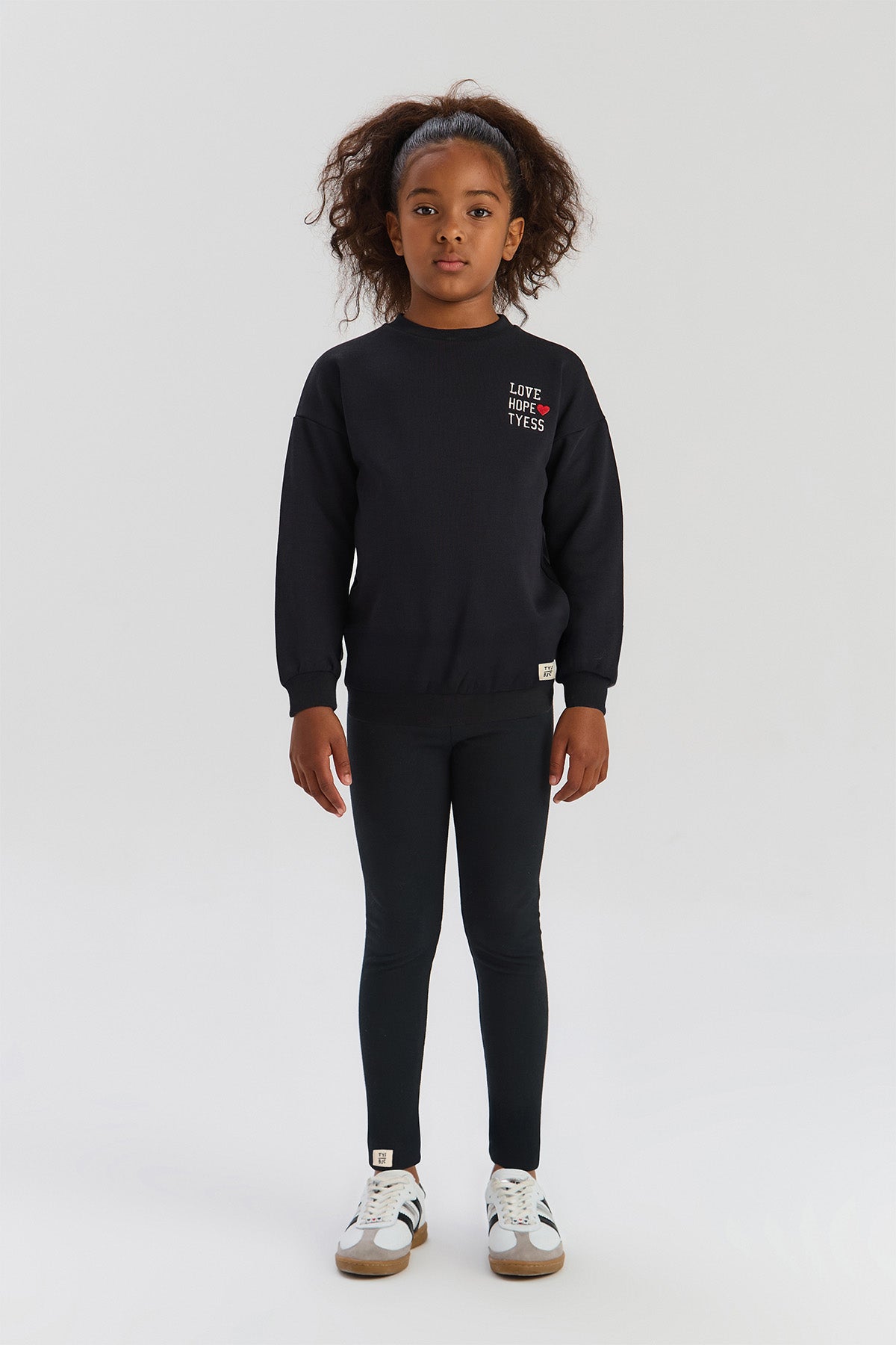 Girls Black Tracksuit