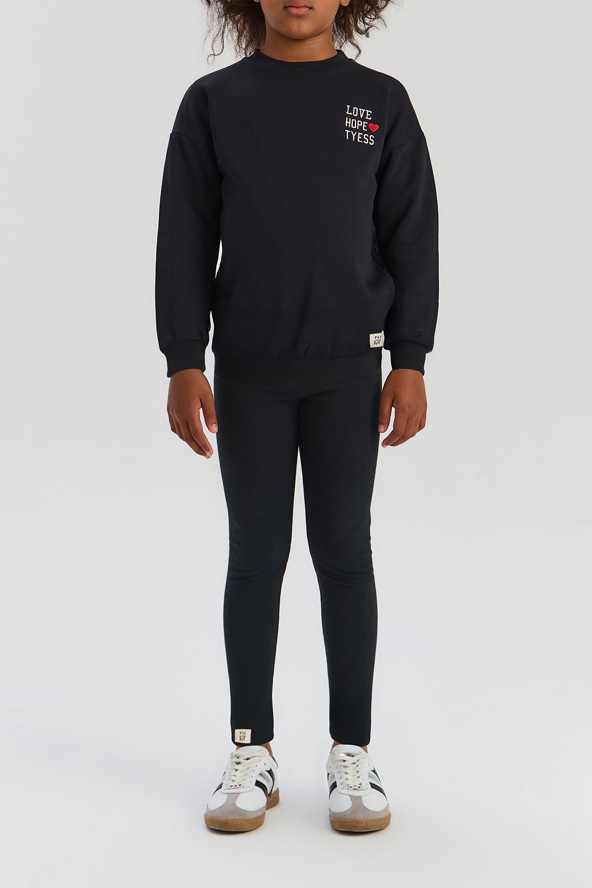 Girls Black Tracksuit