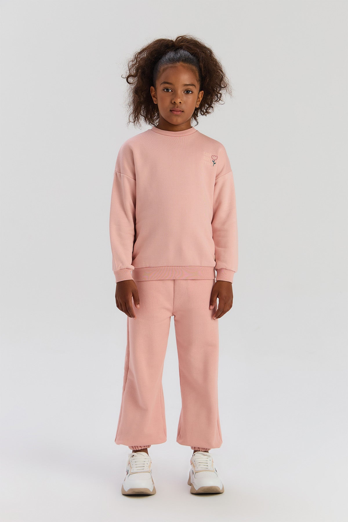 Girls Dusty Rose Sweatshirt
