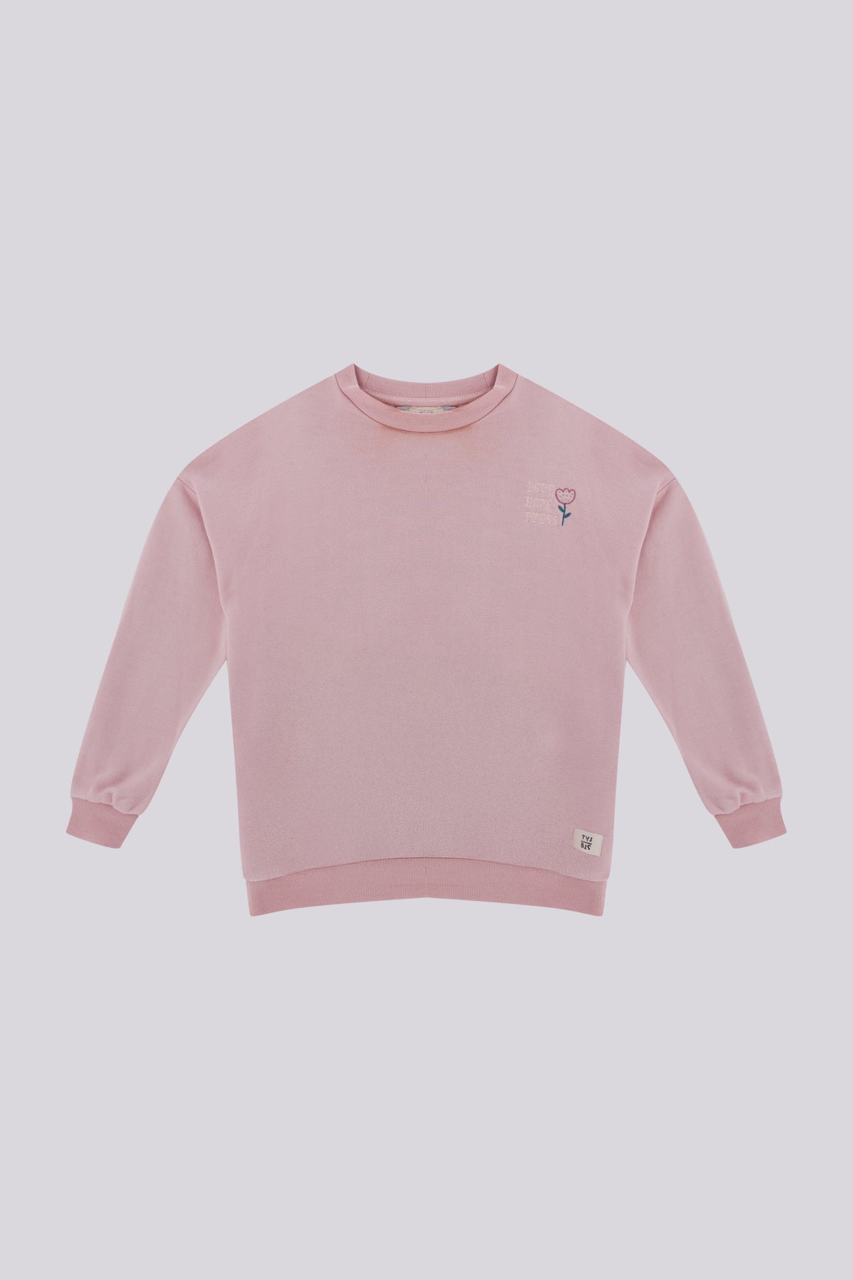 Girls Dusty Rose Sweatshirt