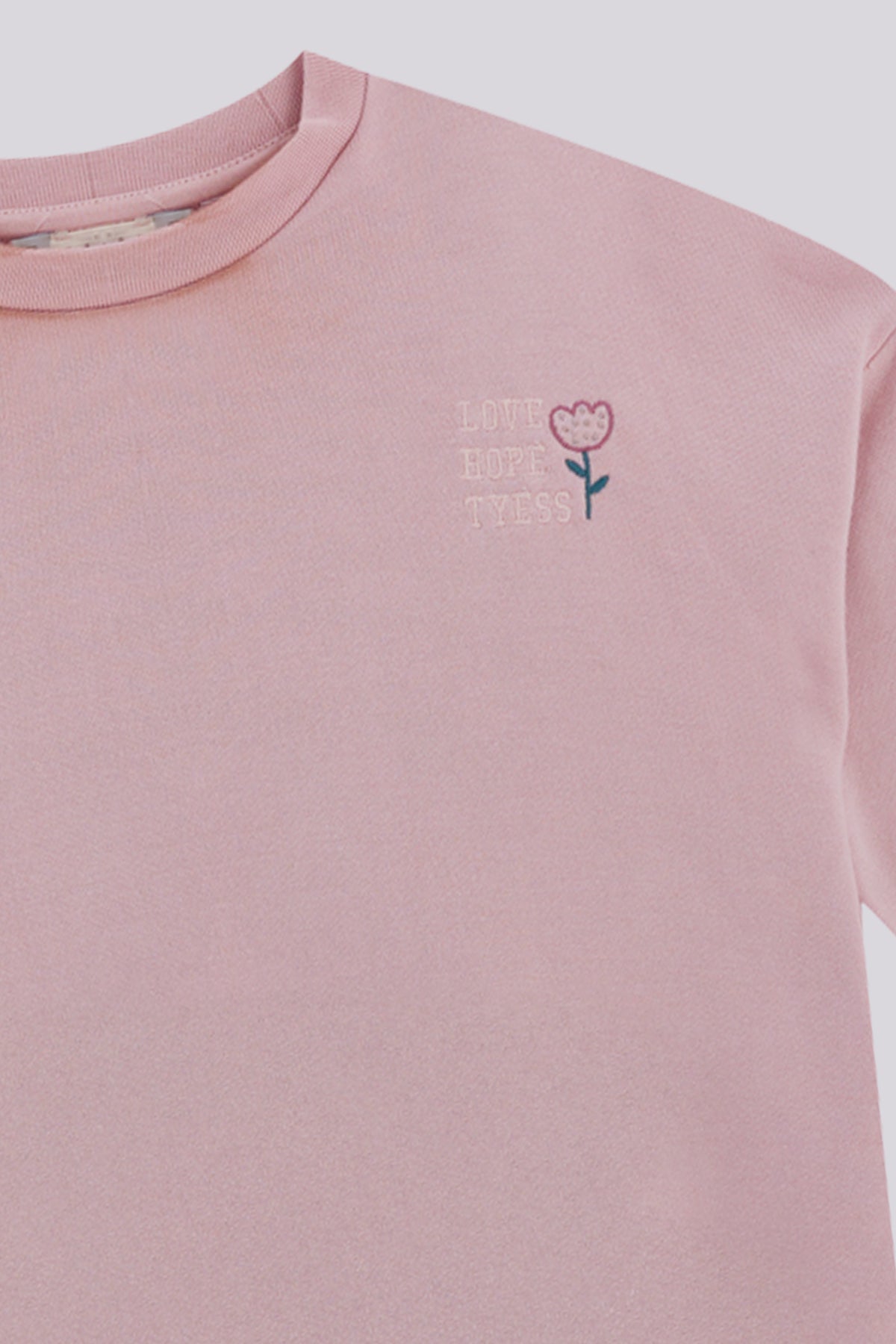 Girls Dusty Rose Sweatshirt