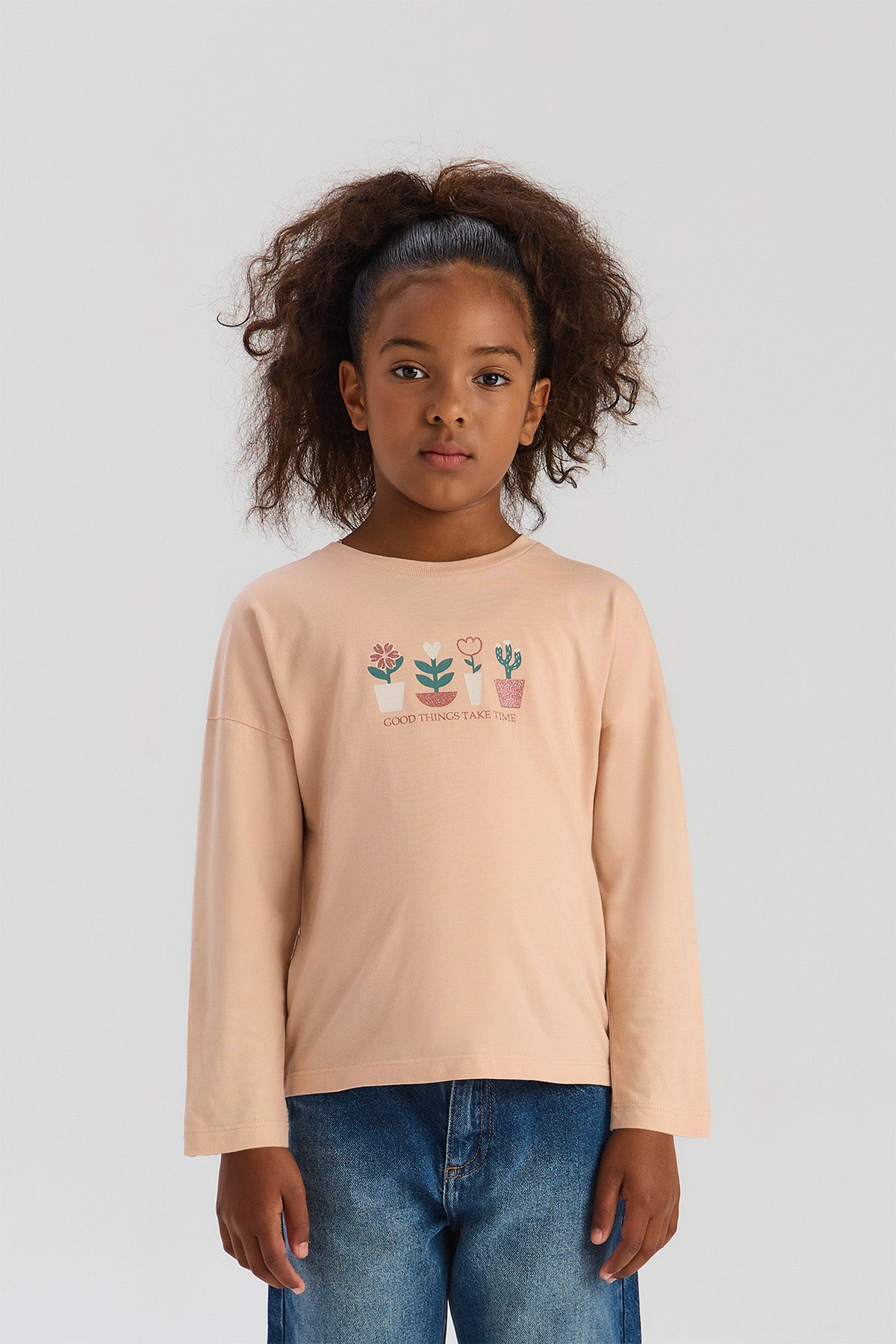 Girls Dusty Rose T-shirt