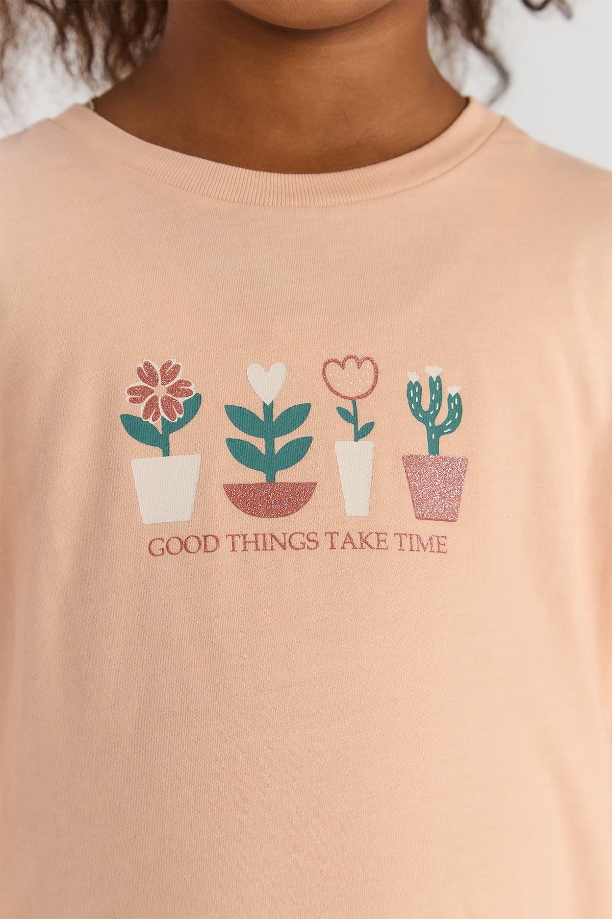 Girls Dusty Rose T-shirt