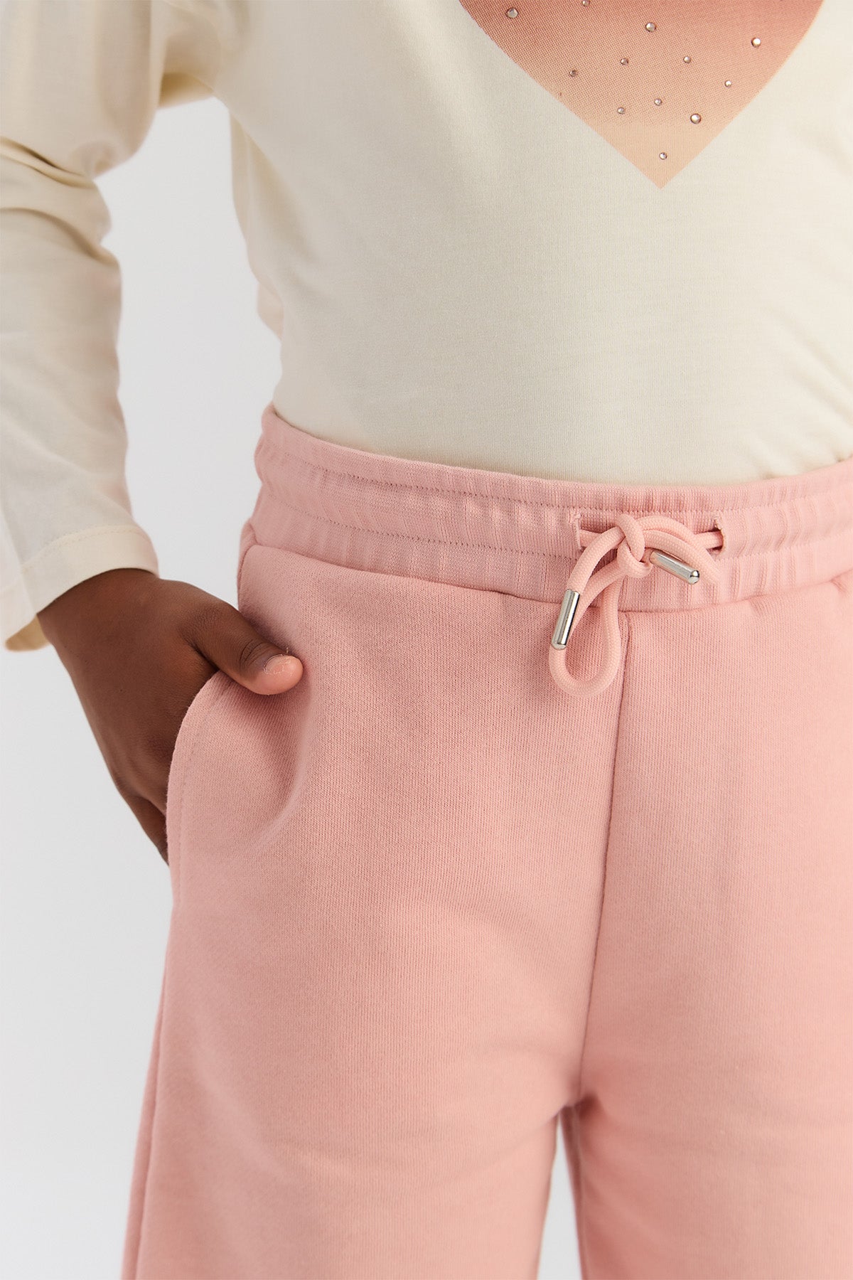 Girls Dusty Rose Tracksuit