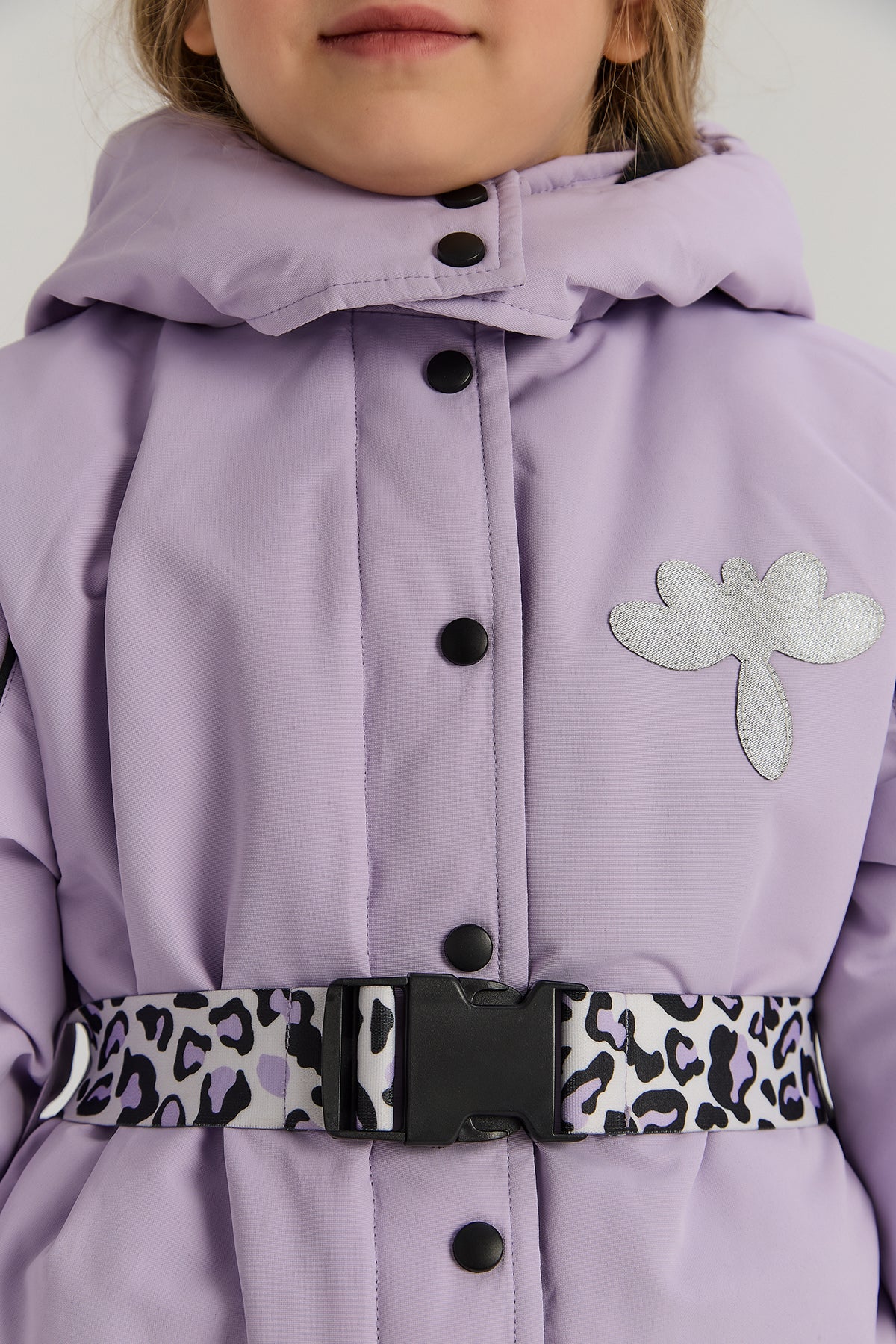 Girls Lilac Ski Set