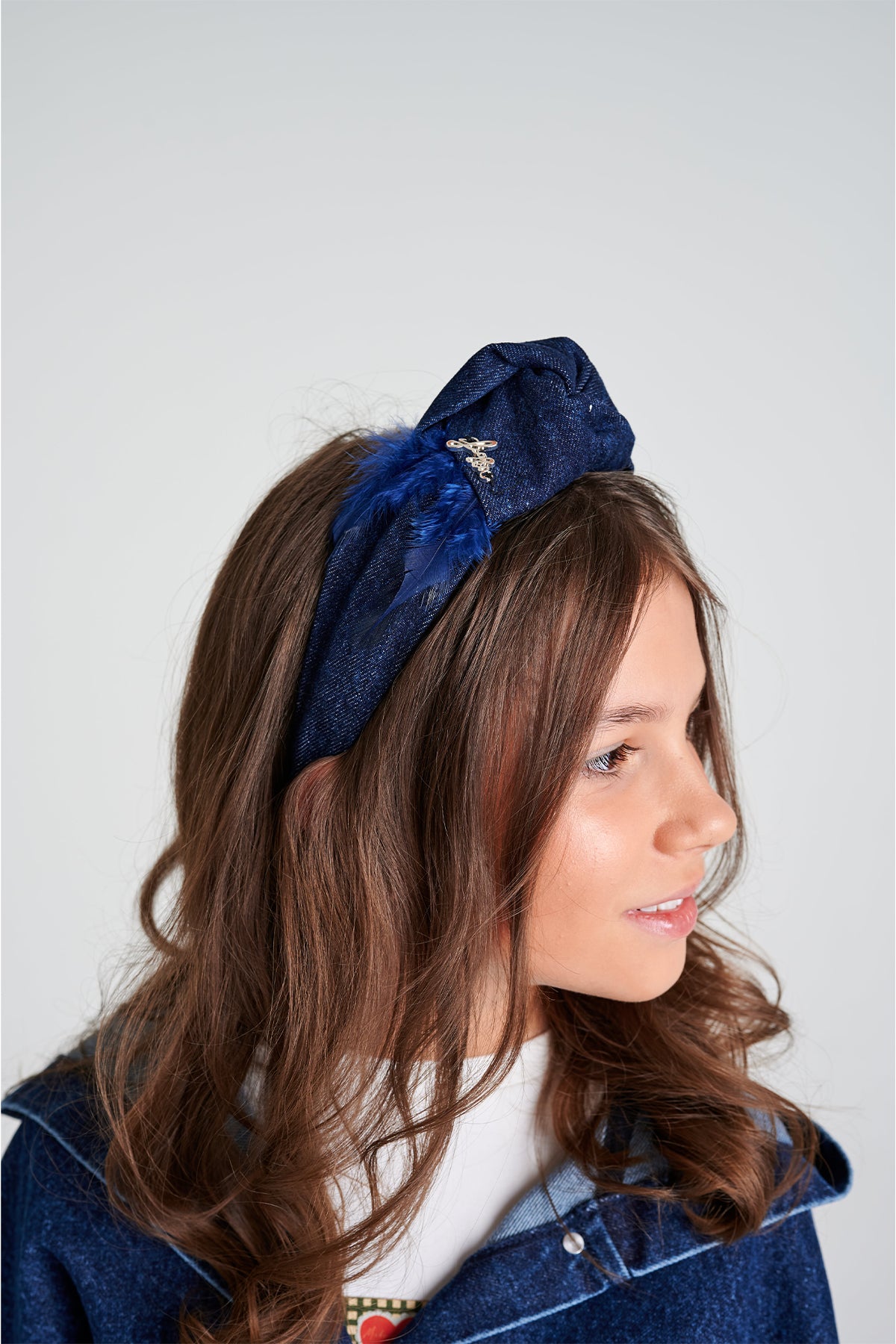 Girl Navy Blue Headband