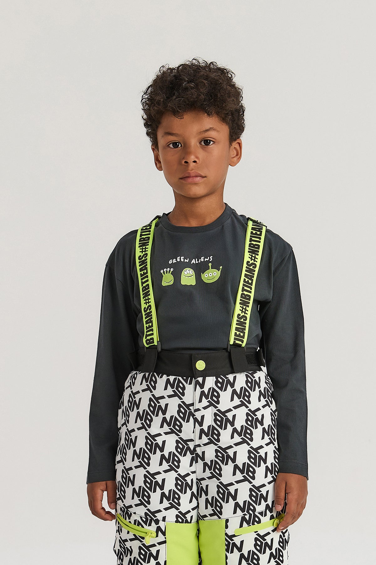 Patterned Ski Suit for Boy
