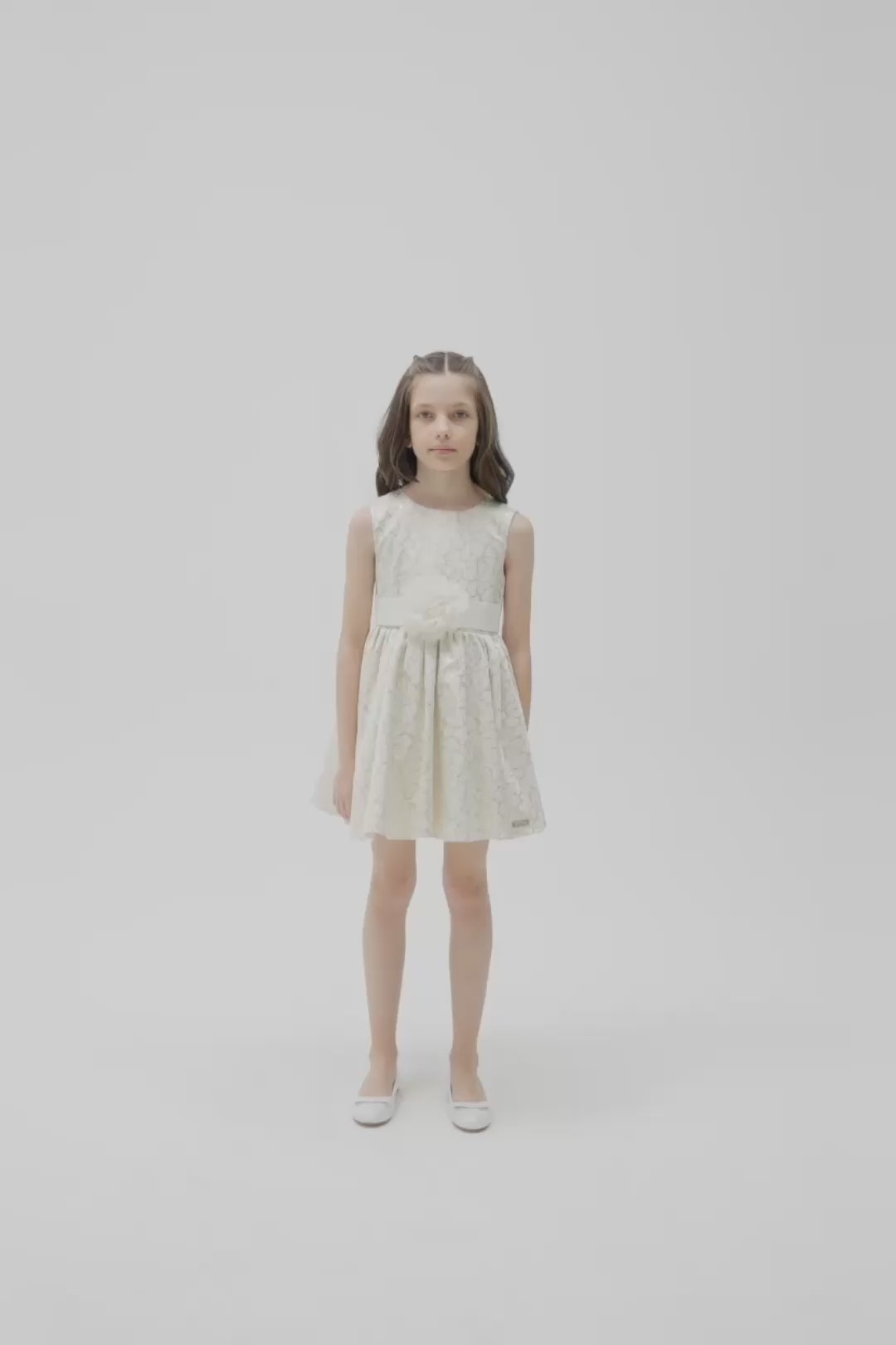 Girl Gold Dress