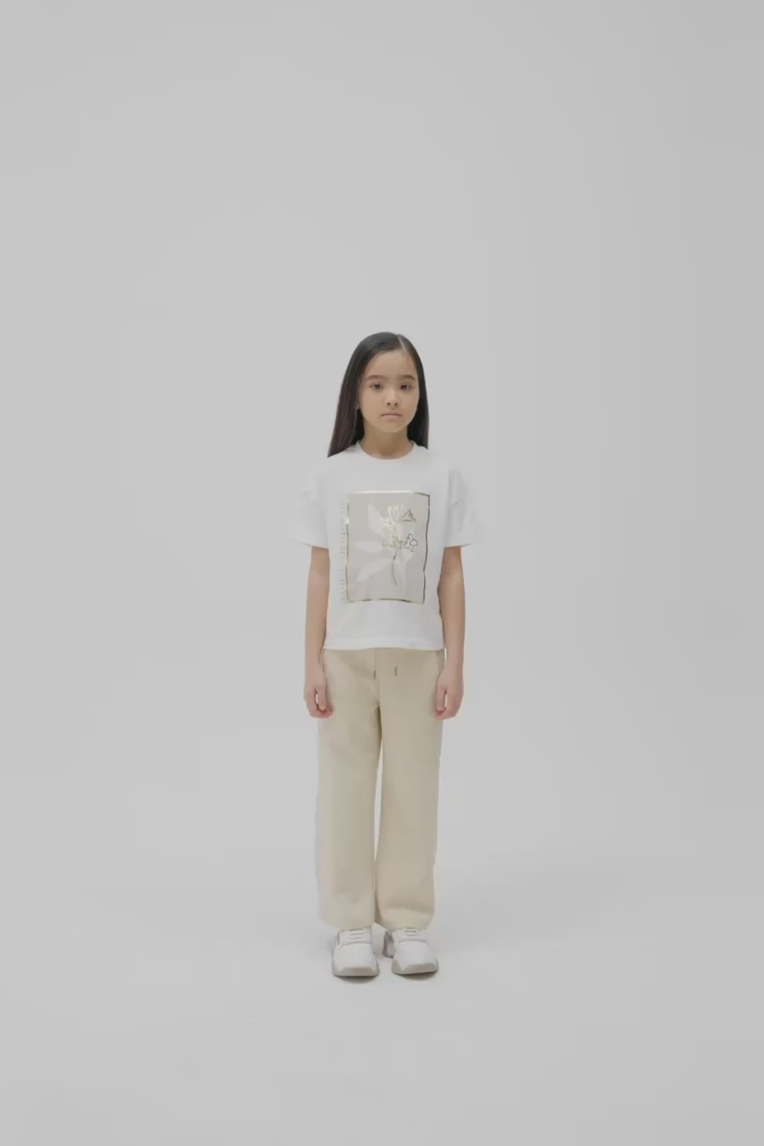 Girl Ecru Tshirt
