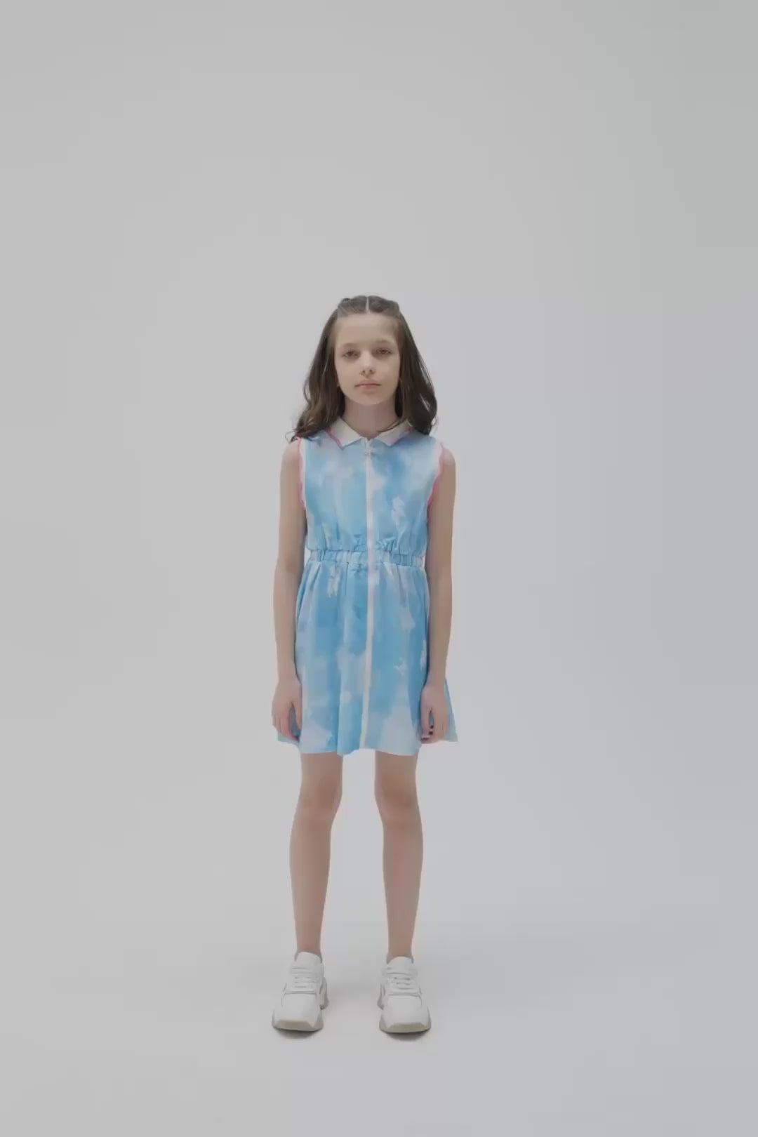 Girl Blue Dress
