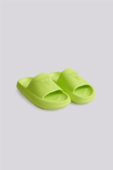 Unisex Green Slippers