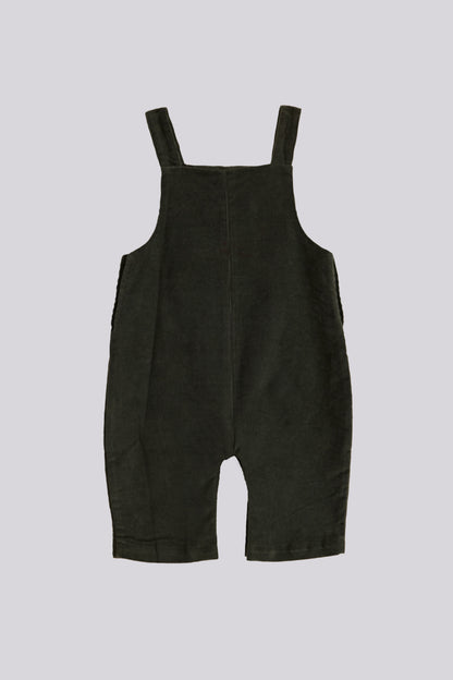 Baby Boy Anthracite Bib and Brace Overall