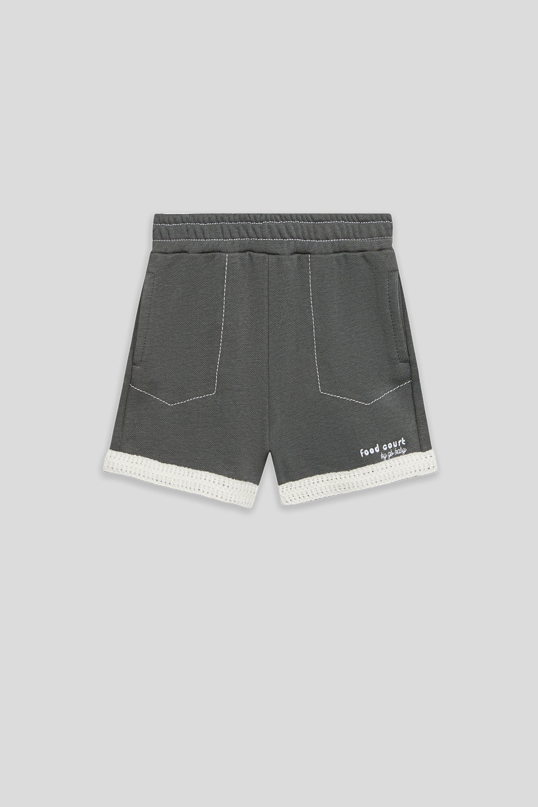 Baby Boy Anthracite Shorts