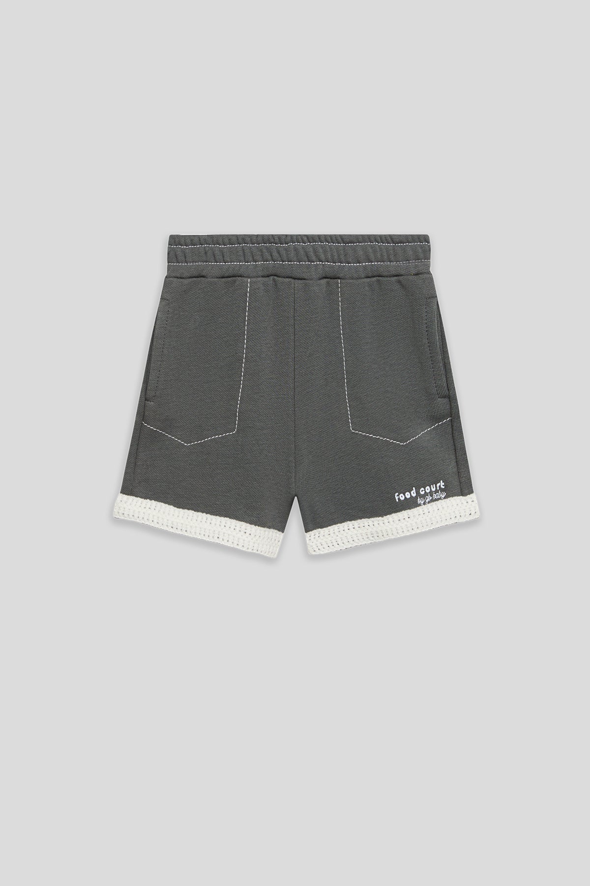 Baby Boy Anthracite Shorts