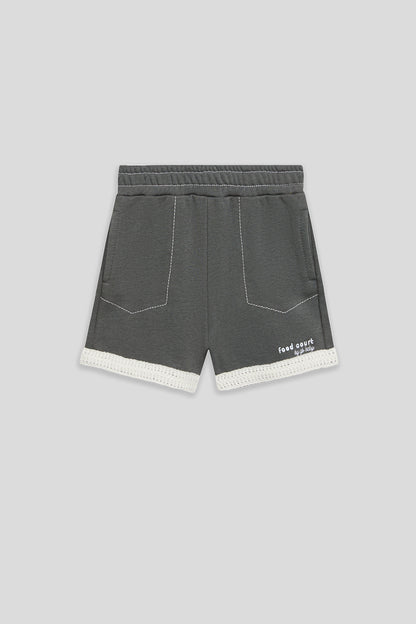Baby Boy Anthracite Shorts