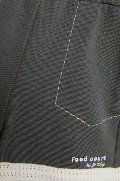 Baby Boy Anthracite Shorts