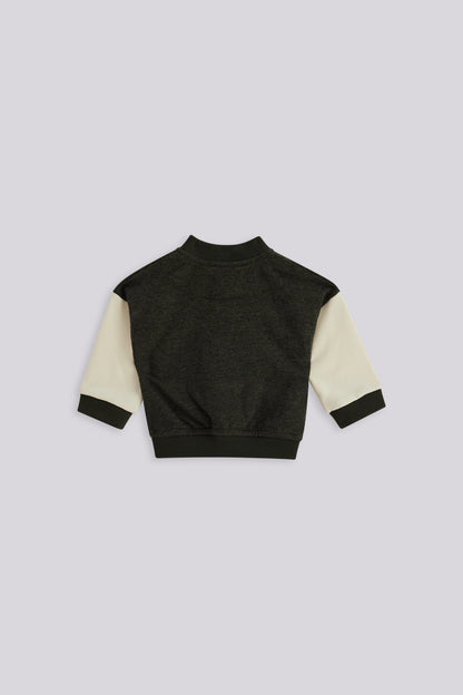 Baby Boy Anthracite Tracksuit Top