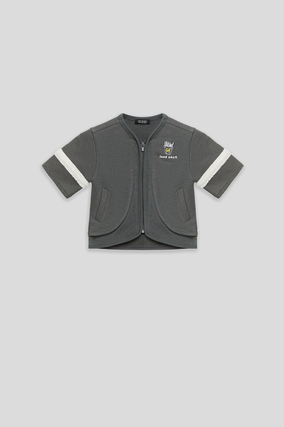 Baby Boy Anthracite Tracksuit Top