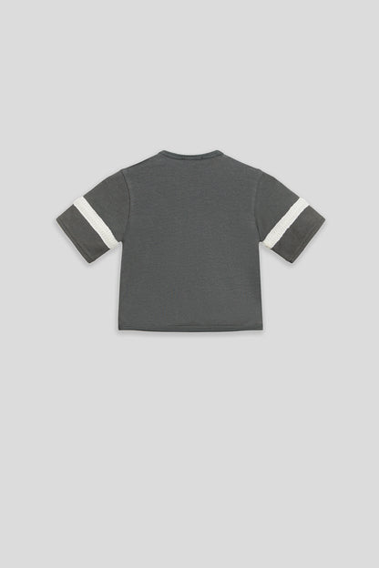 Baby Boy Anthracite Tracksuit Top