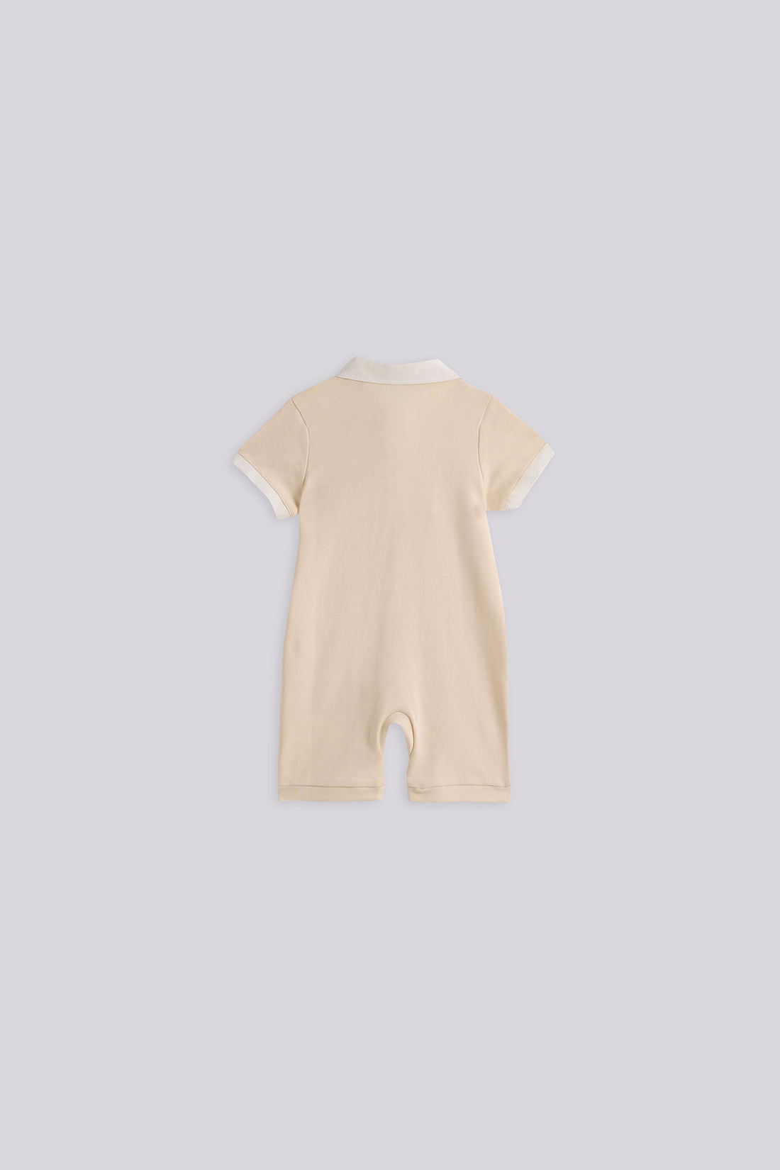 Baby Boy Beige Overall