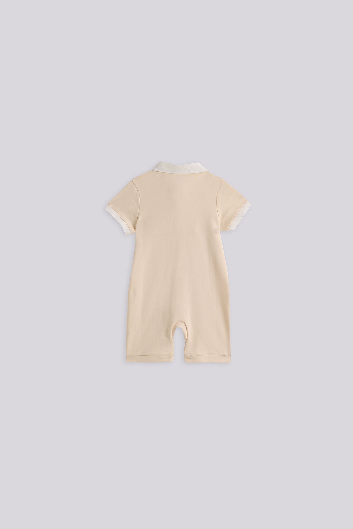 Baby Boy Beige Overall