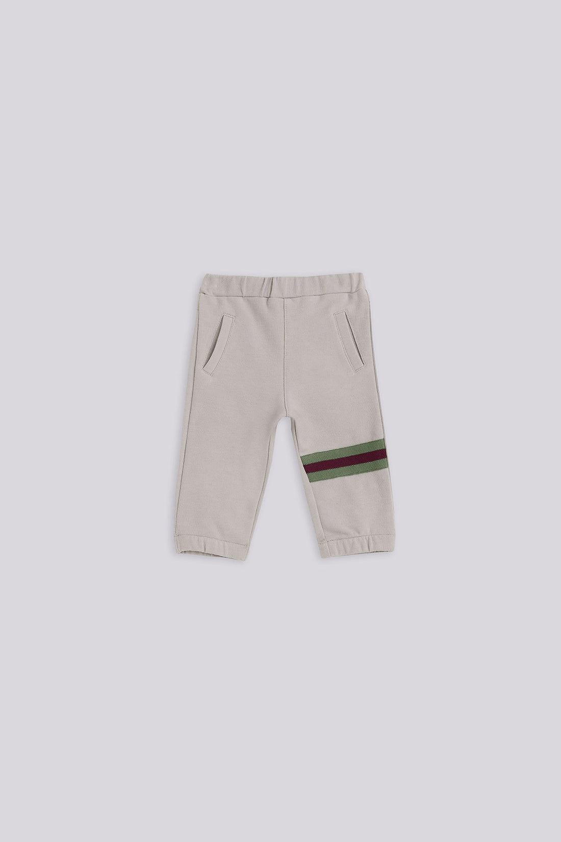 Baby Boy Beige Tracksuit Bottom