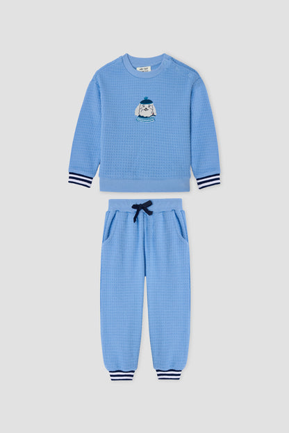 Baby Boy Blue Tracksuit Set