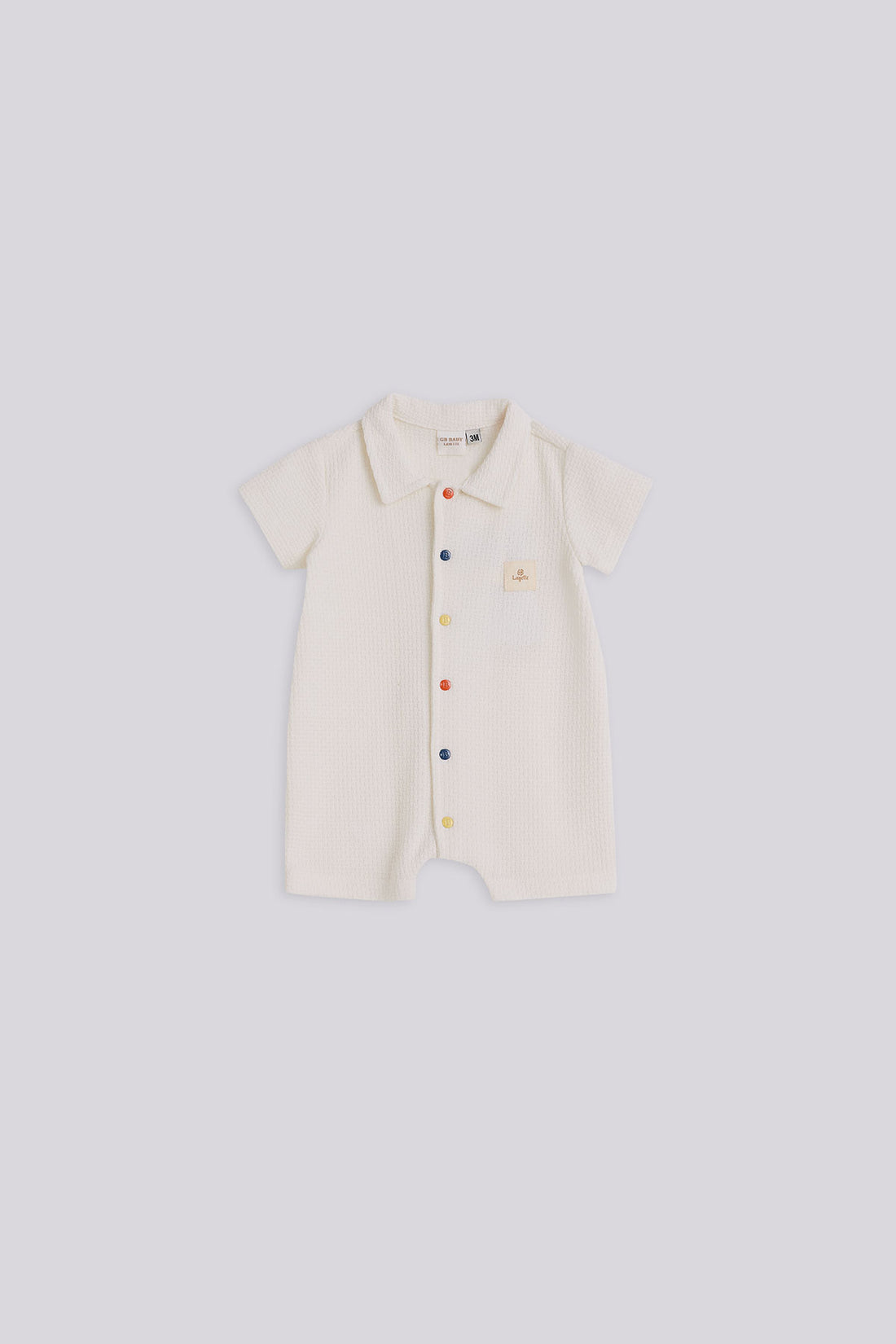 Baby Boy Ecru Overall