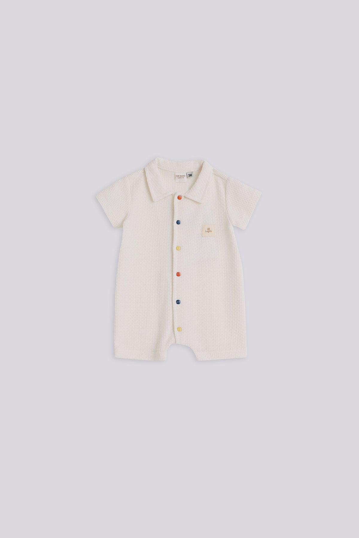 Baby Boy Ecru Overall