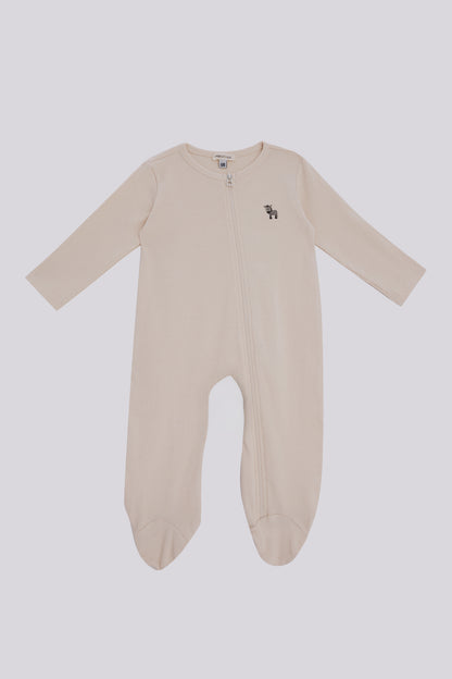 Baby Boy Ecru Overall
