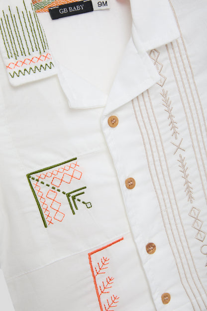 Baby Boy Ecru Shirt
