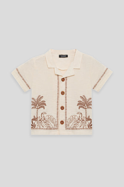 Baby Boy Ecru Shirt
