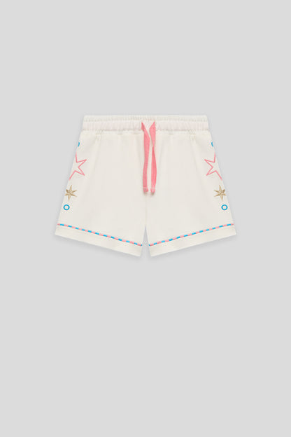 Baby Boy Ecru Shorts