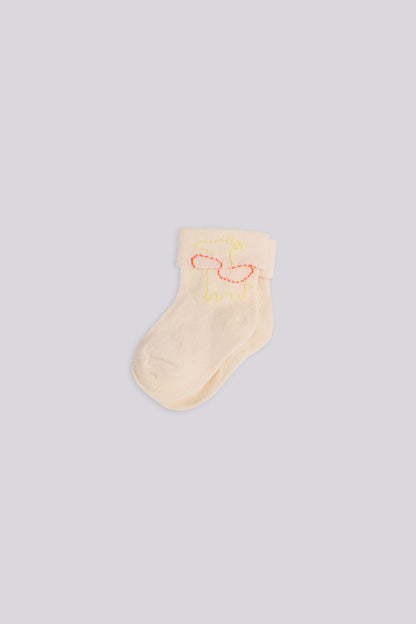 Baby Boy Ecru Socks
