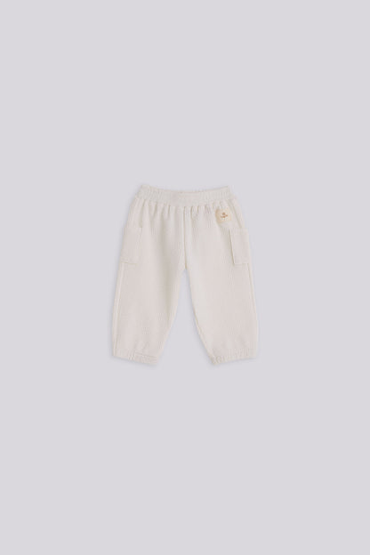 Baby Boy Ecru Sweatpants