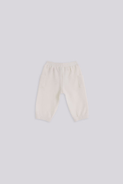 Baby Boy Ecru Sweatpants