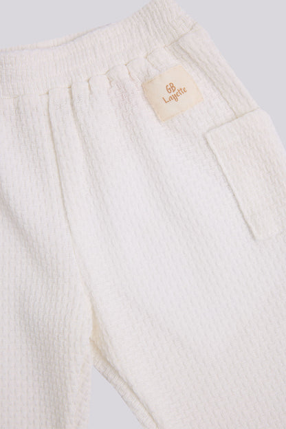 Baby Boy Ecru Sweatpants