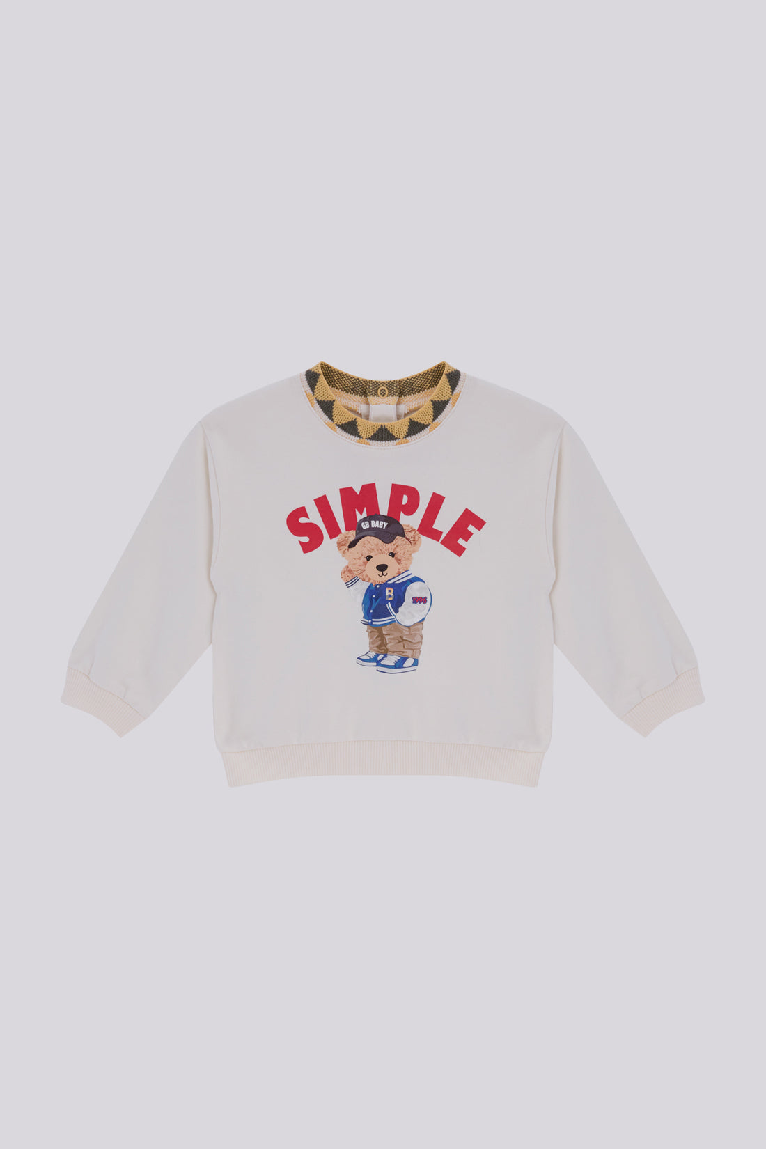 Baby Boy Ecru Sweatshirt