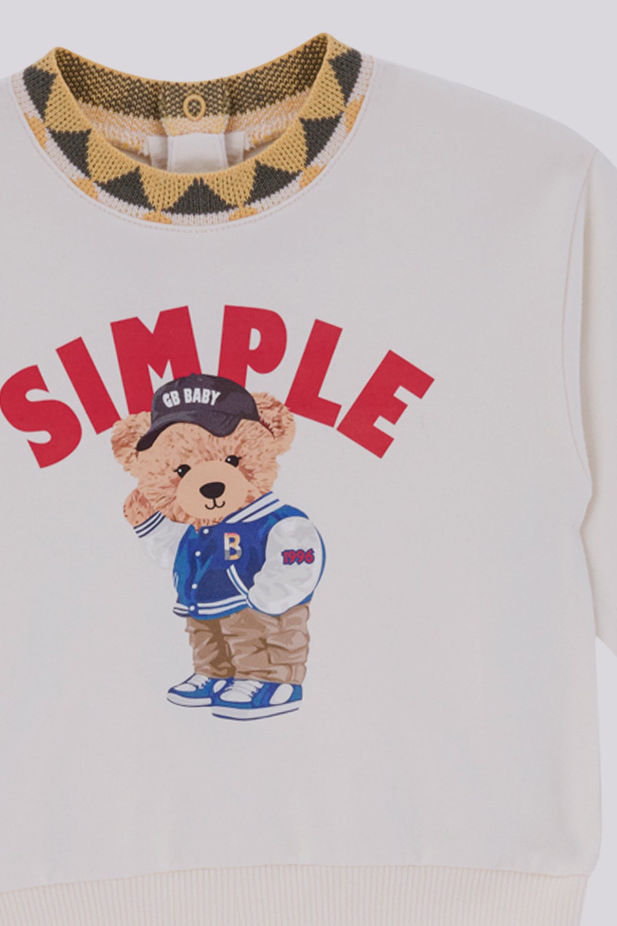 سويت شيرت بيج فاتح للأولاد الصغار