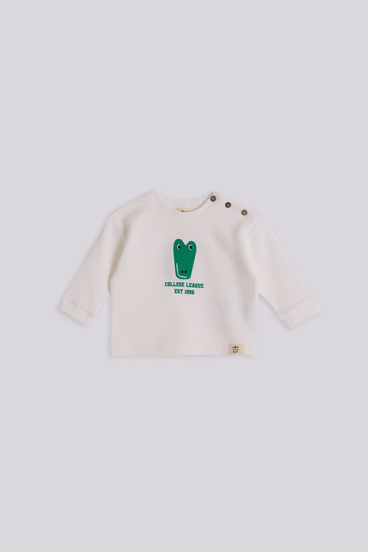 Baby Boy Ecru Tracksuit Set