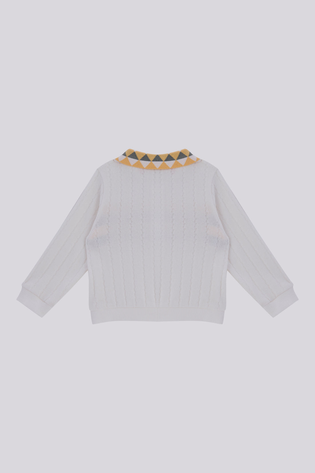 Baby Boy Ecru Tracksuit Top