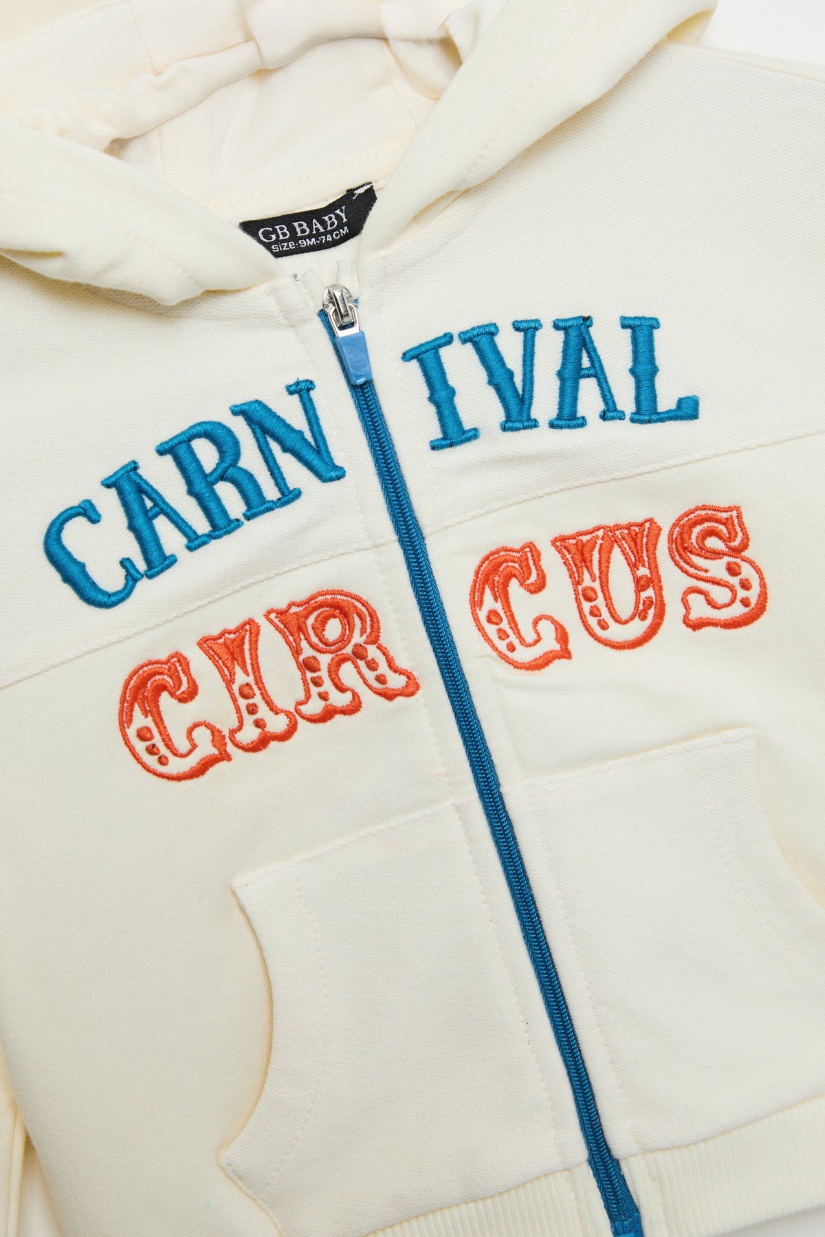 Baby Boy Ecru Tracksuit Top