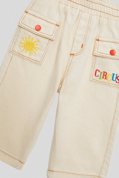 Baby Boy Ecru Trousers