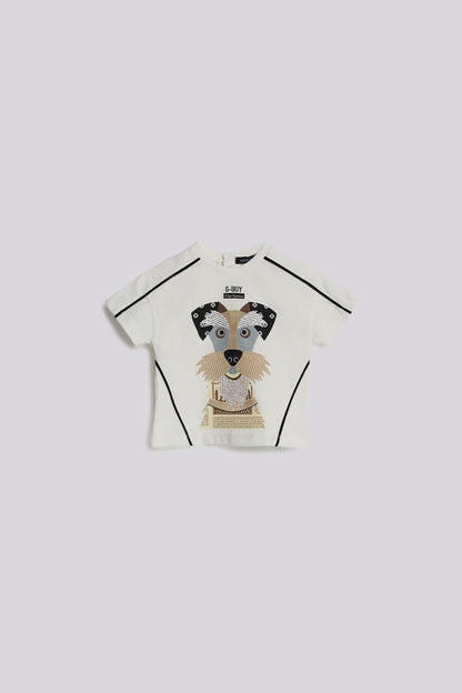 Baby Boy Ecru Tshirt