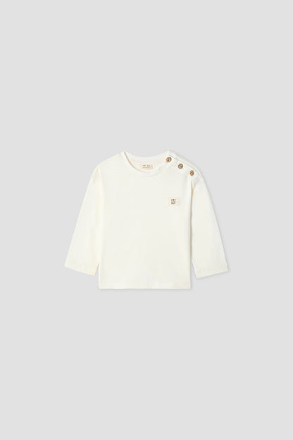 Baby Boy Ecru Tshirt