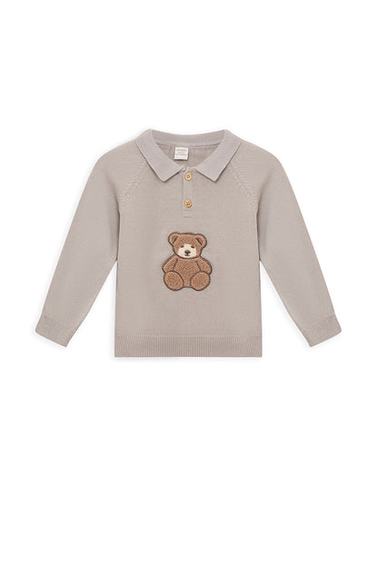 Baby Boy Gray Knitwear Set