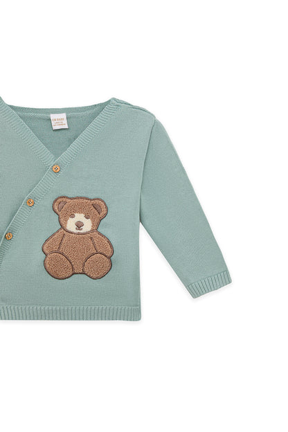 Baby Boy Green Knitwear Set