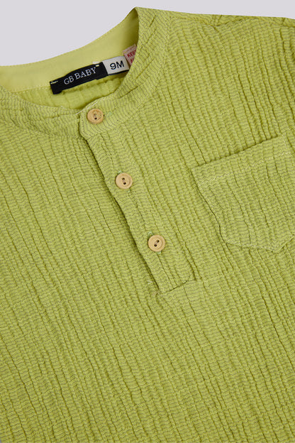 Baby Boy Green Shirt