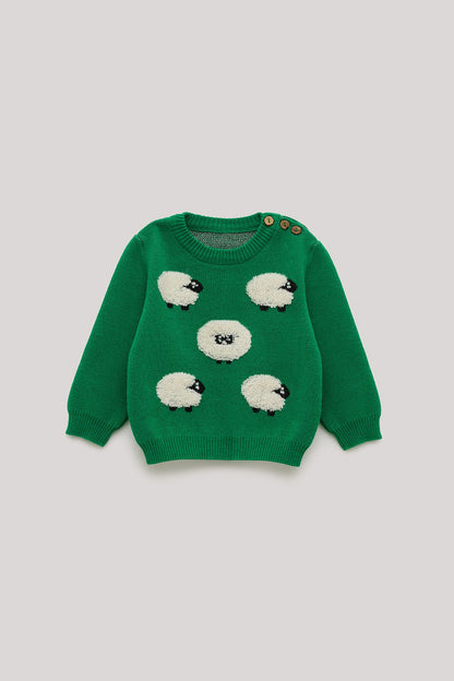 Baby Boy Green Sweater - BgStore