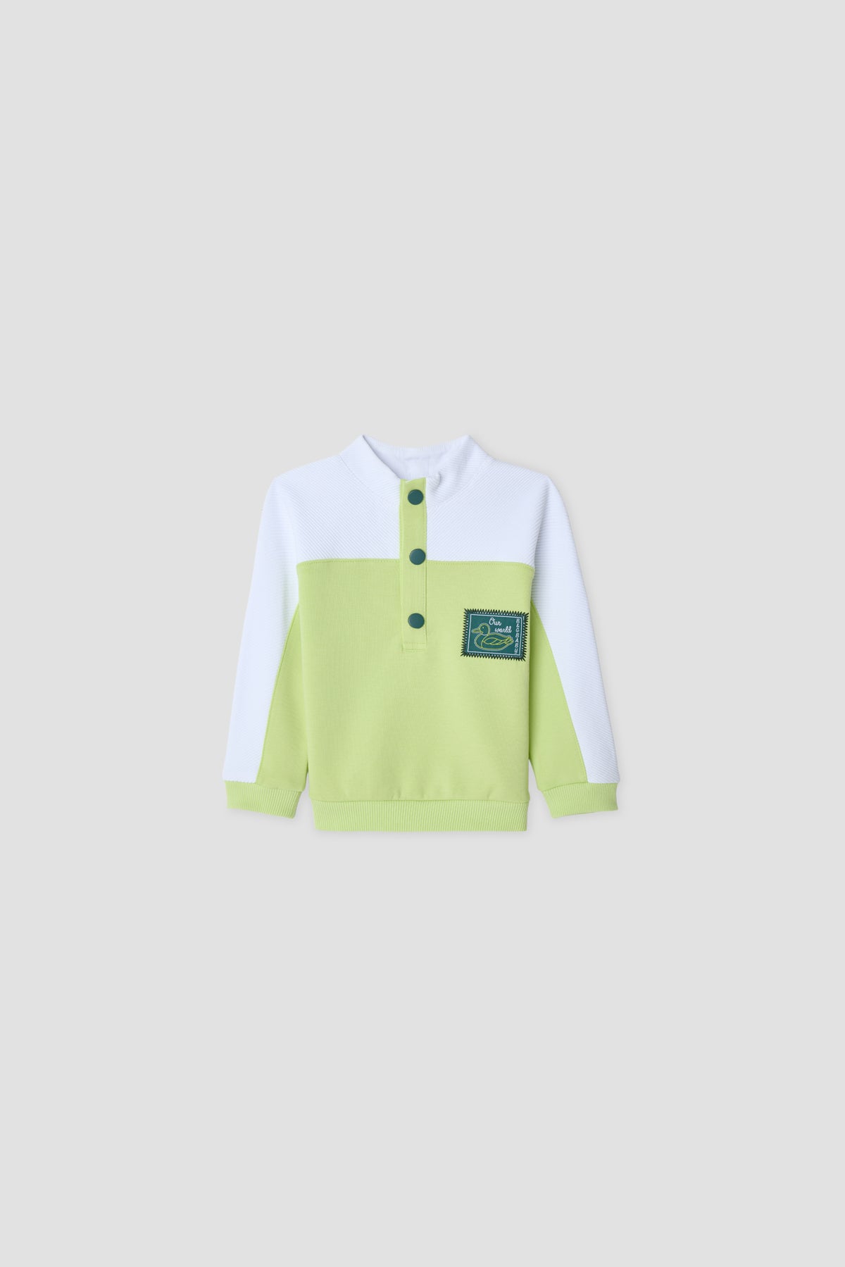 Baby Boy Green Sweatshirt